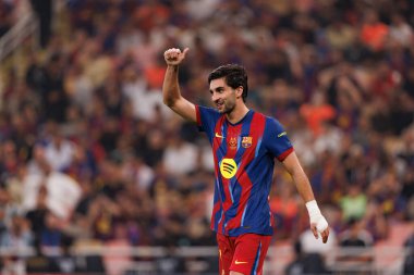Ferran Torrez İspanya Süper Kupası 'nda FC Barcelona ile Athletic Club (Maciej Rogowski / Ball Raw Images) arasında oynanan yarı final maçında görüldü.)