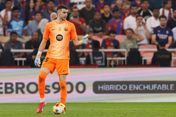 Joan Garcia, FC Barcelona ile Athletic Club (Maciej Rogowski / Ball Raw Images) arasında oynanan İspanya Süper Kupası Yarı final maçında görüldü.)