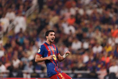 Ferran Torrez İspanya Süper Kupası 'nda FC Barcelona ile Athletic Club (Maciej Rogowski / Ball Raw Images) arasında oynanan yarı final maçında görüldü.)