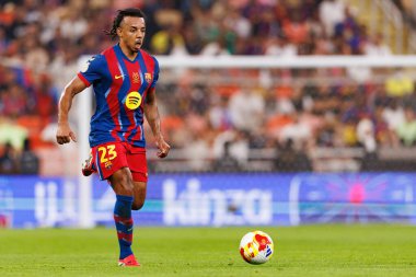 Jules Kounde İspanya Süper Kupası yarı final maçında FC Barcelona ve Athletic Club (Maciej Rogowski / Ball Raw Images) arasında görüldü.)