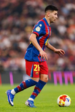 Roony Bardghji, FC Barcelona ile Athletic Club (Maciej Rogowski / Ball Raw Images) arasında oynanan yarı final maçında görüldü.)