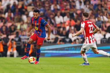 Jules Kounde İspanya Süper Kupası yarı final maçında FC Barcelona ve Athletic Club (Maciej Rogowski / Ball Raw Images) arasında görüldü.)