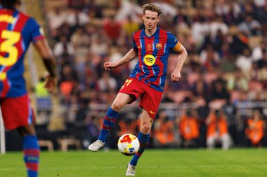 Fransız De Jong, FC Barcelona ile Athletic Club (Maciej Rogowski / Ball Raw Images) arasında oynanan yarı final maçında görüldü.)