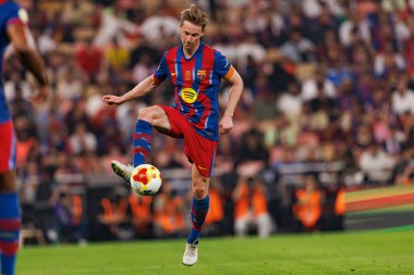 Fransız De Jong, FC Barcelona ile Athletic Club (Maciej Rogowski / Ball Raw Images) arasında oynanan yarı final maçında görüldü.)