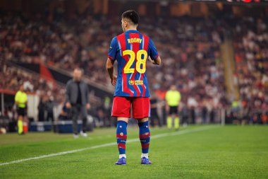 Roony Bardghji, FC Barcelona ile Athletic Club (Maciej Rogowski / Ball Raw Images) arasında oynanan yarı final maçında görüldü.)