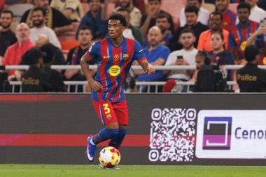 Alejandro Balde, FC Barcelona ile Athletic Club (Maciej Rogowski / Ball Raw Images) arasında oynanan İspanya Süper Kupası yarı final maçında görüldü.)