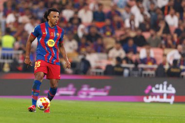 Jules Kounde İspanya Süper Kupası yarı final maçında FC Barcelona ve Athletic Club (Maciej Rogowski / Ball Raw Images) arasında görüldü.)