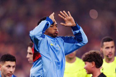 Alejandro Balde, FC Barcelona ile Athletic Club (Maciej Rogowski / Ball Raw Images) arasında oynanan İspanya Süper Kupası yarı final maçında görüldü.)