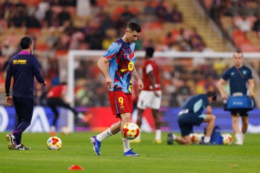 Robert Lewandowski, FC Barcelona ile Athletic Club (Maciej Rogowski / Ball Raw Images) arasında oynanan İspanya Süper Kupası yarı final maçında görüldü.)