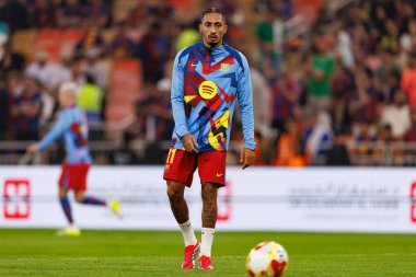 Raphinha, FC Barcelona ile Athletic Club (Maciej Rogowski / Ball Raw Images) arasında oynanan İspanya Süper Kupası Yarı final maçında görüldü.)