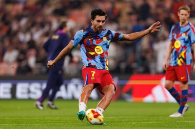 Ferran Torres, FC Barcelona ile Athletic Club (Maciej Rogowski / Ball Raw Images) arasında oynanan İspanya Süper Kupası yarı final maçında görüldü.)