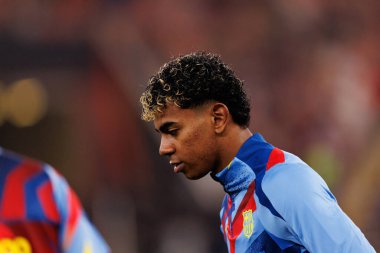 Lamine Yamal İspanya Süper Kupası 'nda FC Barcelona ile Athletic Club (Maciej Rogowski / Ball Raw Images) arasında oynanan yarı final maçında görüldü.)