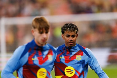 Lamine Yamal İspanya Süper Kupası 'nda FC Barcelona ile Athletic Club (Maciej Rogowski / Ball Raw Images) arasında oynanan yarı final maçında görüldü.)