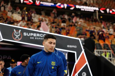 Roony Bardghji, FC Barcelona ile Athletic Club (Maciej Rogowski / Ball Raw Images) arasında oynanan yarı final maçında görüldü.)