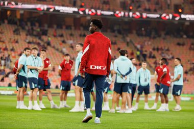 Adama Boiro, FC Barcelona ile Athletic Club (Maciej Rogowski / Ball Raw Images) arasında oynanan İspanya Süper Kupası yarı final maçında görüldü.)