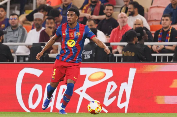 Jules Kounde İspanya Süper Kupası yarı final maçında FC Barcelona ve Athletic Club (Maciej Rogowski / Ball Raw Images) arasında görüldü.)