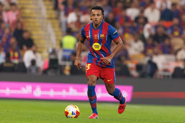 Jules Kounde İspanya Süper Kupası yarı final maçında FC Barcelona ve Athletic Club (Maciej Rogowski / Ball Raw Images) arasında görüldü.)