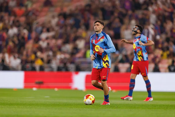 Pedri, FC Barcelona ile Athletic Club (Maciej Rogowski / Ball Raw Images) arasında oynanan İspanya Süper Kupası Yarı final maçında görüldü.)