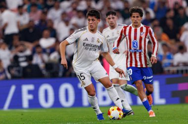 Atletico de Madrid ve Real Madrid (Maciej Rogowski / Ball Raw Images) arasında oynanan İspanya Süper Kupası yarı final maçında Arda Güler görüldü.)