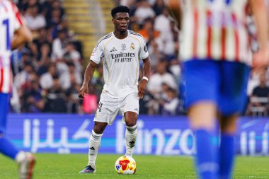 Aurelien Tchouameni, Atletico de Madrid ve Real Madrid (Maciej Rogowski / Ball Raw Images) arasında oynanan yarı final maçında görüldü.)