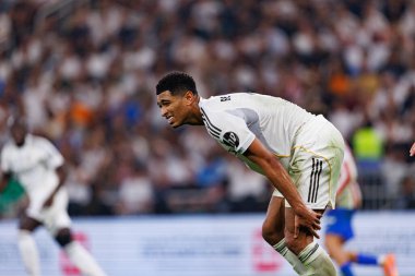 Jude Bellingham, Atletico de Madrid ve Real Madrid (Maciej Rogowski / Ball Raw Images) arasında oynanan İspanya Süper Kupası yarı final maçında görüldü.)