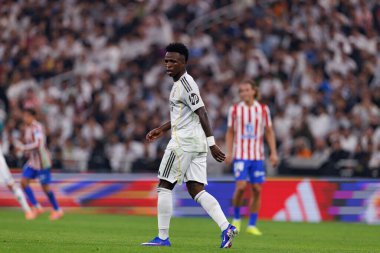 Vinicius Vini Junior Atletico de Madrid ile Real Madrid (Maciej Rogowski / Ball Raw Images) arasında oynanan yarı final maçında görüldü.)