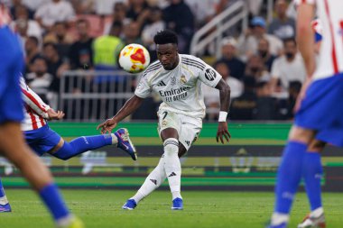 Vinicius Vini Junior Atletico de Madrid ile Real Madrid (Maciej Rogowski / Ball Raw Images) arasında oynanan yarı final maçında görüldü.)