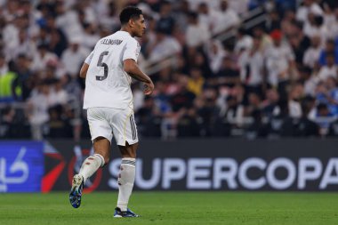 Jude Bellingham, Atletico de Madrid ve Real Madrid (Maciej Rogowski / Ball Raw Images) arasında oynanan İspanya Süper Kupası yarı final maçında görüldü.)