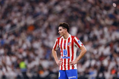 Julian Alvarez Atletico de Madrid ve Real Madrid (Maciej Rogowski / Ball Raw Images) arasında oynanan İspanya Süper Kupası yarı final maçında görüldü.)