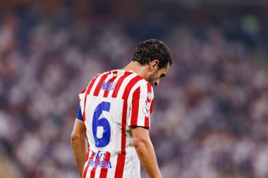 Atletico de Madrid ve Real Madrid (Maciej Rogowski / Ball Raw Images) arasında oynanan İspanya Süper Kupası yarı final maçında görülen Koke)