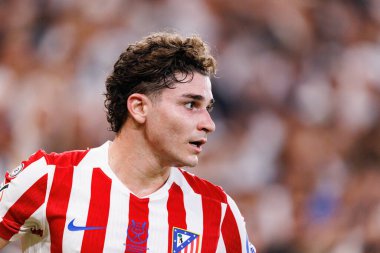 Julian Alvarez Atletico de Madrid ve Real Madrid (Maciej Rogowski / Ball Raw Images) arasında oynanan İspanya Süper Kupası yarı final maçında görüldü.)