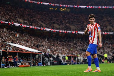 Julian Alvarez Atletico de Madrid ve Real Madrid (Maciej Rogowski / Ball Raw Images) arasında oynanan İspanya Süper Kupası yarı final maçında görüldü.)