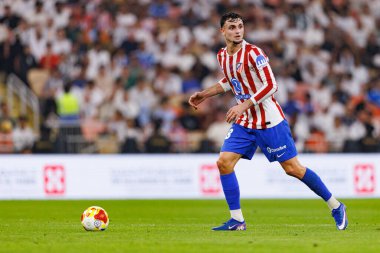 Marc Pubill, Club Atletico de Madrid ile Real Madrid arasında oynanan yarı final maçında görüldü (Maciej Rogowski / Ball Raw Images)