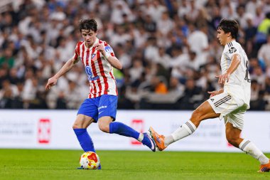 Conor Gallagher ve Gonzalo Garcia, Atletico de Madrid ve Real Madrid (Maciej Rogowski / Ball Raw Images) arasında oynanan İspanya Süper Kupası yarı final maçında görüldü.)