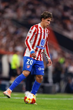 Giuliano Simeone, Atletico de Madrid ve Real Madrid (Maciej Rogowski / Ball Raw Images) arasında oynanan İspanya Süper Kupası yarı final maçında görüldü.)