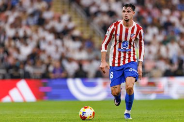 Marc Pubill, Club Atletico de Madrid ile Real Madrid arasında oynanan yarı final maçında görüldü (Maciej Rogowski / Ball Raw Images)