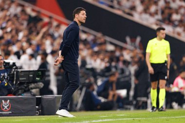 Club Atletico de Madrid ile Real Madrid (Maciej Rogowski / Ball Raw Images) arasında oynanan yarı final maçında Xabi Alonso görüldü.)