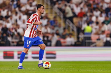 Marc Pubill, Club Atletico de Madrid ile Real Madrid arasında oynanan yarı final maçında görüldü (Maciej Rogowski / Ball Raw Images)