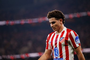Julian Alvarez Atletico de Madrid ve Real Madrid (Maciej Rogowski / Ball Raw Images) arasında oynanan İspanya Süper Kupası yarı final maçında görüldü.)