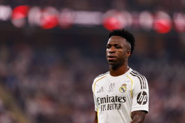 Vinicius Vini Junior Atletico de Madrid ile Real Madrid (Maciej Rogowski / Ball Raw Images) arasında oynanan yarı final maçında görüldü.)
