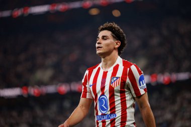 Julian Alvarez Atletico de Madrid ve Real Madrid (Maciej Rogowski / Ball Raw Images) arasında oynanan İspanya Süper Kupası yarı final maçında görüldü.)