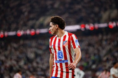 Julian Alvarez Atletico de Madrid ve Real Madrid (Maciej Rogowski / Ball Raw Images) arasında oynanan İspanya Süper Kupası yarı final maçında görüldü.)