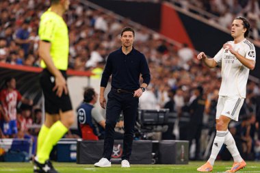 Club Atletico de Madrid ile Real Madrid (Maciej Rogowski / Ball Raw Images) arasında oynanan yarı final maçında Xabi Alonso görüldü.)