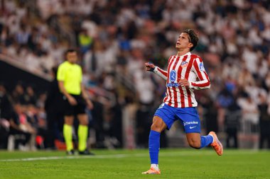 Giuliano Simeone, Atletico de Madrid ve Real Madrid (Maciej Rogowski / Ball Raw Images) arasında oynanan İspanya Süper Kupası yarı final maçında görüldü.)