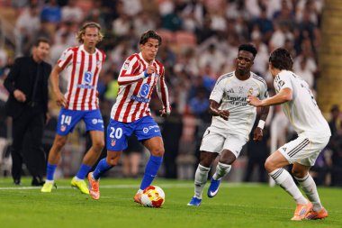 Giuliano Simeone, Atletico de Madrid ve Real Madrid (Maciej Rogowski / Ball Raw Images) arasında oynanan İspanya Süper Kupası yarı final maçında görüldü.)