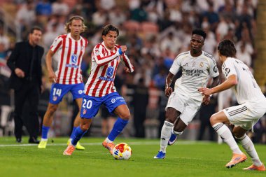 Giuliano Simeone, Atletico de Madrid ve Real Madrid (Maciej Rogowski / Ball Raw Images) arasında oynanan İspanya Süper Kupası yarı final maçında görüldü.)