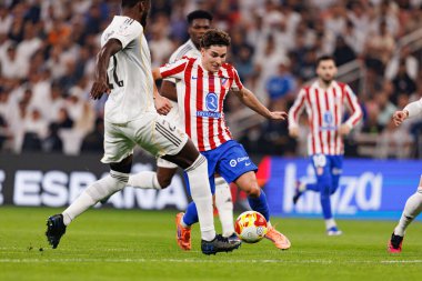Julian Alvarez Atletico de Madrid ve Real Madrid (Maciej Rogowski / Ball Raw Images) arasında oynanan İspanya Süper Kupası yarı final maçında görüldü.)
