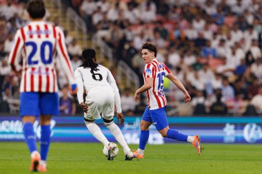 Julian Alvarez Atletico de Madrid ve Real Madrid (Maciej Rogowski / Ball Raw Images) arasında oynanan İspanya Süper Kupası yarı final maçında görüldü.)
