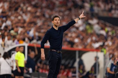 Club Atletico de Madrid ile Real Madrid (Maciej Rogowski / Ball Raw Images) arasında oynanan yarı final maçında Xabi Alonso görüldü.)