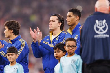 Alvaro Carreras, Atletico de Madrid ile Real Madrid (Maciej Rogowski / Ball Raw Images) arasında oynanan yarı final maçında görüldü.)